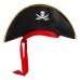 Çocuk Boy Kadife Jack Sparrow Denizci Kaptan Jack Korsan Şapkası 45X16 Cm