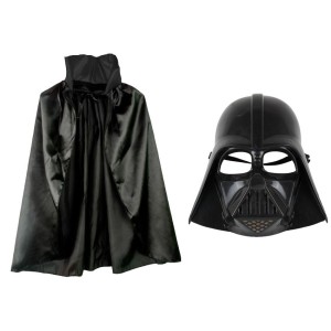 Çocuk Boy Yıldız Savaşları Star Wars Darth Vadet Maskesi Ve 90 Cm..