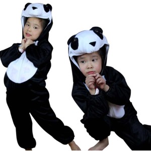 Çocuk Panda Kostümü 6-7 Yaş 120 Cm
