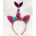Deniz Kızı Tacı - Deniz Kızı Prenses Tacı Pembe Renk 21X29 Cm