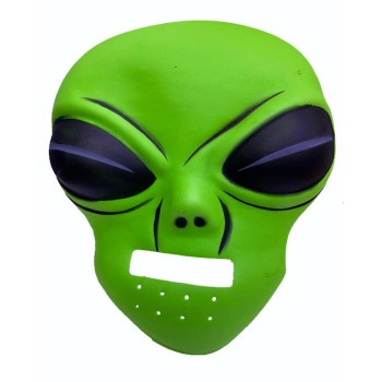 Ghoulish Productions Green Alien Mask 45X30 Cm ( Uzaylı )