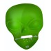 Ghoulish Productions Green Alien Mask 45X30 Cm ( Uzaylı )