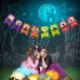 Halloween Baskılı Parti Süslemesi Bayrak Süs Flama 3 Metre
