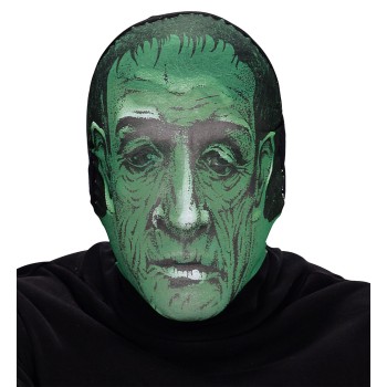 Kafaya Tam Geçmeli Bez Frankenstein Maskesi - Streç Korku Maskesi..