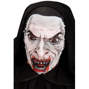 Kafaya Tam Geçmeli Bez Vampir Maskesi - Streç Korku Maskesi - 3D ..