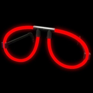 Karanlıkta Parlayan Fosforlu Glow Gözlük Fosforlu Gözlük Kırmızı ..