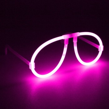 Karanlıkta Parlayan Fosforlu Glow Gözlük Fosforlu Gözlük Pembe Re..