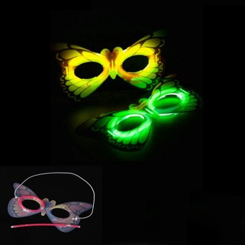Karanlıkta Parlayan Fosforlu Glow Kelebek Maske 1 Adet