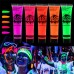 Karanlıkta Parlayan Fosforlu Neonlu Glow Parti Yüz Boyası Vücut Kremi Mor Renk