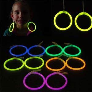 Karanlıkta Parlayan Glow Küpeler Glow Partisi Küpeleri 12 Çift 24..