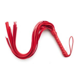 Kırmızı Renk Püsküllü Kırbaç Kamçı 54 Cm