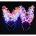 Led Işıklı Püsküllü Mavi Renk Tavşan Tacı 21X17 Cm