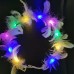 Led Işıklı Rengarenk Yanan 3 Fonksiyonlu Otrişli Parti Tacı Renkli 12X12 Cm