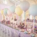 Su Yeşili Renk Mega Boy Jumbo Makaron Balon 36 İnch