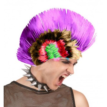 Mohican Mohawk Punk 70 Li Yıllar 80 Li Yıllar Peruğu Rainbow Peru..
