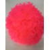 Neon Pembe Renk Kıvırcık Mega Boy Afro Bonus Peruk