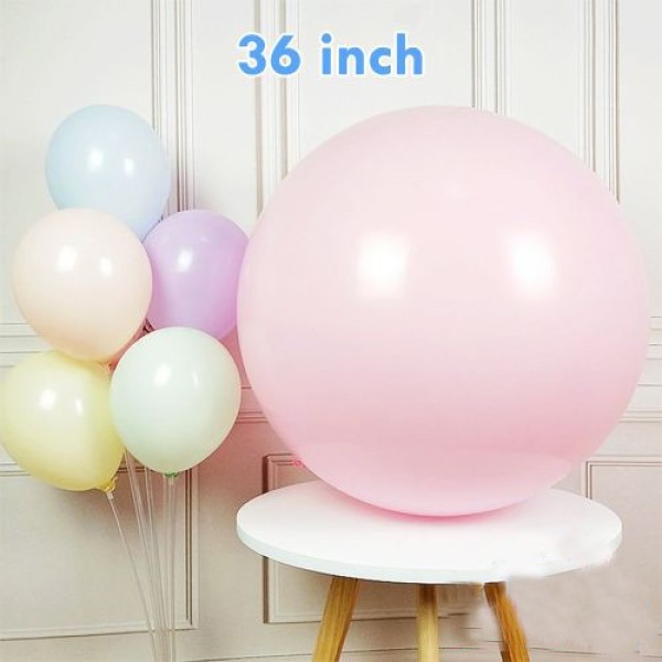 Pembe Renk Mega Boy Jumbo Makaron Balon 36 İnch