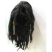 Siyah Renk Joe Dreadlocks Astarlı Kabarık Rasta Peruk 1 Adet