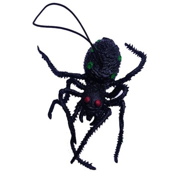 Siyah Renk Tırtıklı Örümcek Tarantula 10 Cm
