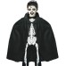 Siyah Renk Yakalı Halloween Pelerini 90 Cm