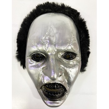 Siyah Saçlı Plastik Michael Myers Maskesi 26X17 Cm