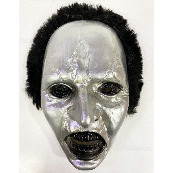 Siyah Saçlı Plastik Michael Myers Maskesi 26X17 Cm