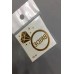 Tekli Bride Tattoo Model 3 - Altın Yaldız - 5,5 Cm X 5,5 Cm - Geçici Dövme