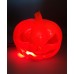 Turuncu Renk Led Işıklı Ve Sesli Saplı Balkabağı Dekor Süs 40 Cm