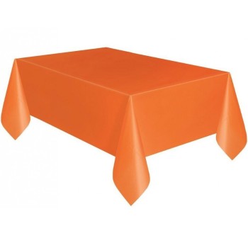 Turuncu Renk Plastik Masa Örtüsü 120X180 Cm