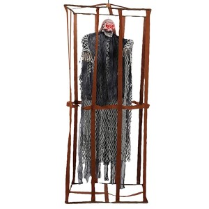 Ürpertici Scary Halloween Sesli Hareketli Sensörlü Siyah Kuru Kaf..