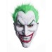 Yeşil Saçlı Plastik Killer Joker Maskesi 31X22 Cm
