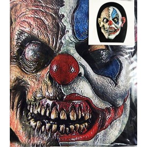 Yüze Yapışan Kafaya Tam Geçmeli Streç Joker Maske Bez Maske Model..