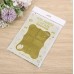 Altın Gold Renk Dikdörtgen Kesim Parlak Sim Görünümlü Fon Perde Dekor 1X2 Metre
