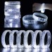 Beyaz-Gümüş Led Işıklı Baskı Yapılabilen Pilli Bileklik Bilezik 1,5 Cm Genişlik