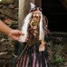 Cadılar Bayramı Halloween Sensörlü Dekoratif Cadı 60 Cm 1 Adet