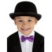 Charlie Chaplin Stil Çocuk Şapkası - Siyah Melon Parti Şapkası