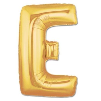 E Harf Folyo Balon Altın Renk 40 İnç