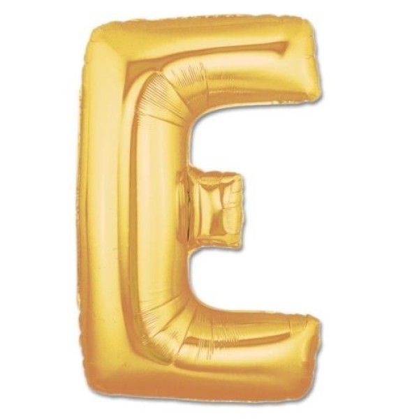 E Harf Folyo Balon Altın Renk 40 İnç