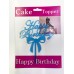 Happy Birthday Fiyonk Cake Topper 4 Adet