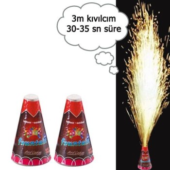 İç Mekan Uyumlu Konik Şekilli Volkan