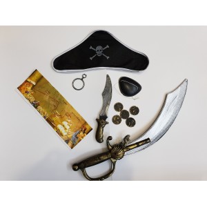 Jack Sparrow 11 Parçadan Oluşan Lüks Korsan Oyuncak Seti