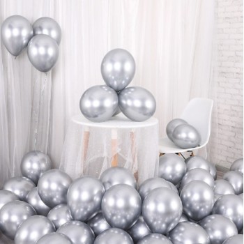 Krom Balon Gümüş Renk 50 Adet