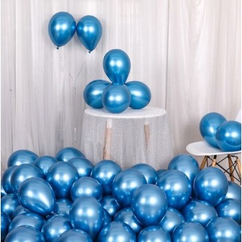 Krom Balon Mavi Renk 50 Adet