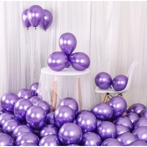 Krom Balon Mor Renk 50 Adet