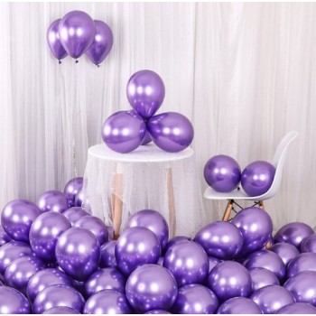 Krom Balon Mor Renk 50 Adet