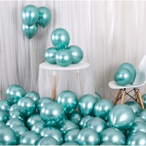 Krom Balon Yeşil Renk 50 Adet