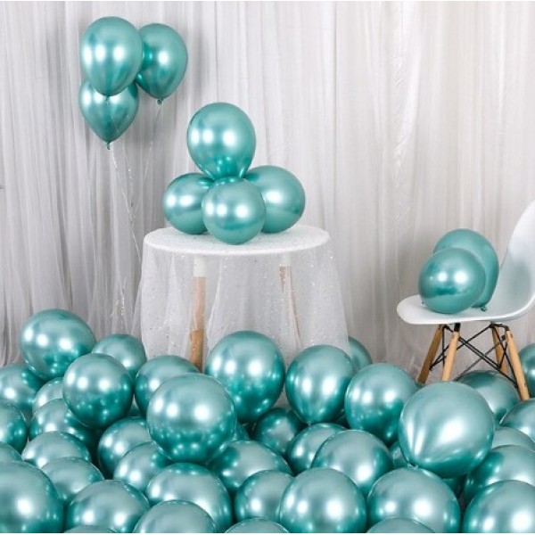 Krom Balon Yeşil Renk 50 Adet