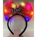 Led Işıklı Love Yazılı Fuşya Fiyonk Taç - Kız Çocuk Parti Tacı