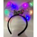 Led Işıklı Love Yazılı Mor Fiyonk Taç - Kız Çocuk Parti Tacı