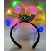Led Işıklı Love Yazılı Sarı Fiyonk Taç - Kız Çocuk Parti Tacı